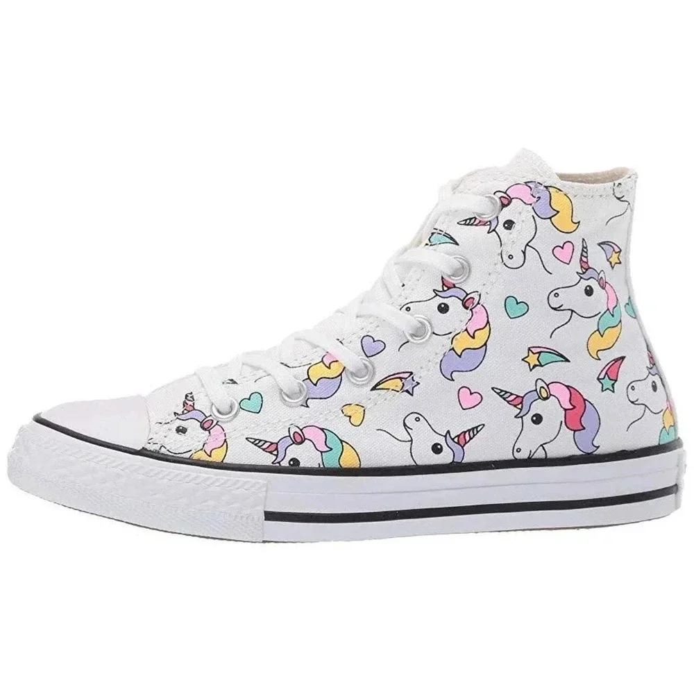 Converse Chuck Taylor All Star‎ Hi Unicorn (GS) Lace Up Sneakers Youth Size 3.0